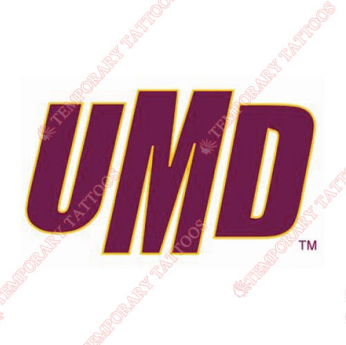Minnesota Duluth Bulldogs Customize Temporary Tattoos Stickers NO.5089